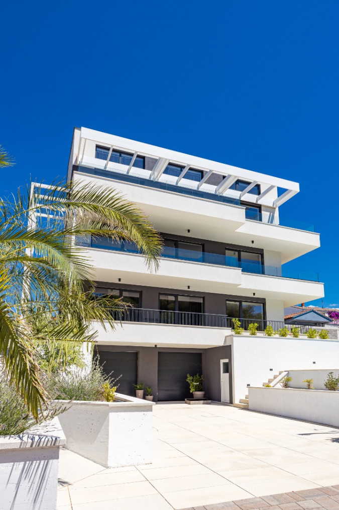 Exterior, Villa Pollentia with a pool near the sea, Pula, Istria, Croatia Pula